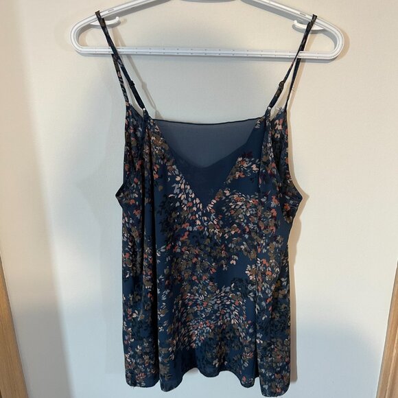 Floral blue tank top - Picture 2 of 3